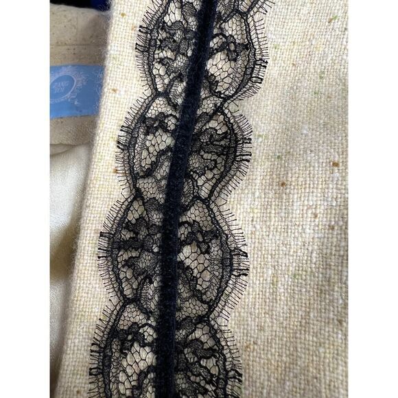 Zang Toi Dress & Jacket XS/S 100% Cashmere Lace Trim Extra Small - Small - Picture 11 of 11